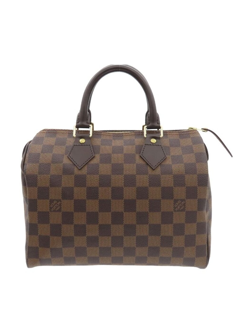 Louis Vuitton Speedy 25 Ebene Damier Canvas Handbag